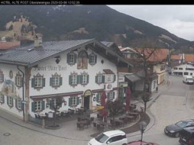 Imagen de vista previa de la cámara web Oberammergau - Hotel Alte Post